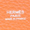 Bolso de mano Hermes Mangeoire en cuero togo naranja - Detail D3 thumbnail