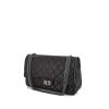 Bolso de mano Chanel 2.55 en cuero acolchado negro - 00pp thumbnail