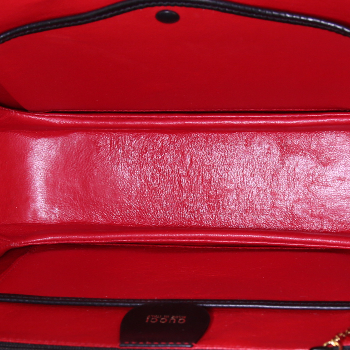 Gucci handbag in black leather - Detail D2