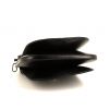 Sac bandoulière Prada Margit en cuir noir et toile noire - Detail D4 thumbnail