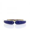 Bracelet époque années 70 ouvrant Chaumet en or jaune et lapis-lazuli - 360 thumbnail