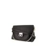 Givenchy GV3 shoulder bag in black grained leather - 00pp thumbnail