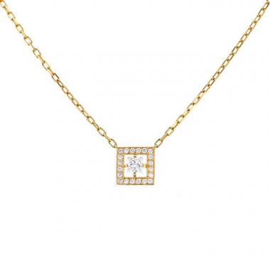 Boucheron Ava necklace in yellow gold and diamonds