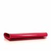 Pochette Saint Laurent Belle de Jour en cuir verni rose - Detail D4 thumbnail