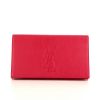 Saint Laurent Belle de Jour pouch in pink grained leather - 360 thumbnail