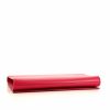 Pochette Saint Laurent Belle de Jour in pelle martellata rosa - Detail D4 thumbnail