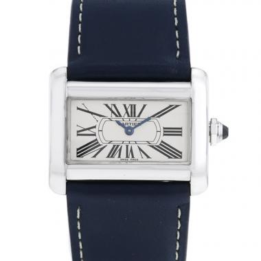 Orologio Cartier Tank Divan in acciaio Ref :  2599 Circa  1990