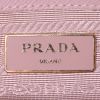 Prada Galleria small model handbag in beige leather saffiano - Detail D4 thumbnail