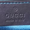 Borsa a tracolla Gucci Ophidia in tessuto scamosciato nero e pelle verniciata nera - Detail D3 thumbnail