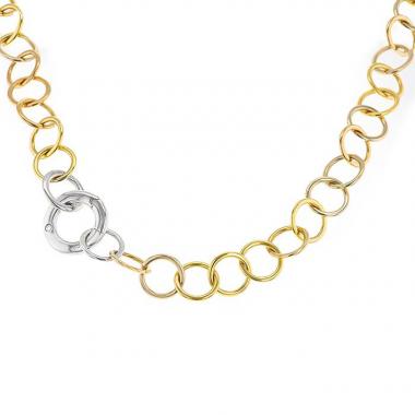 Collana Pomellato Lucciole in oro giallo,  oro bianco e diamante