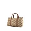 Gucci Boston handbag in grey monogram canvas and brown leather - 00pp thumbnail