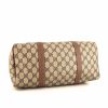 Gucci Boston handbag in grey monogram canvas and brown leather - Detail D4 thumbnail