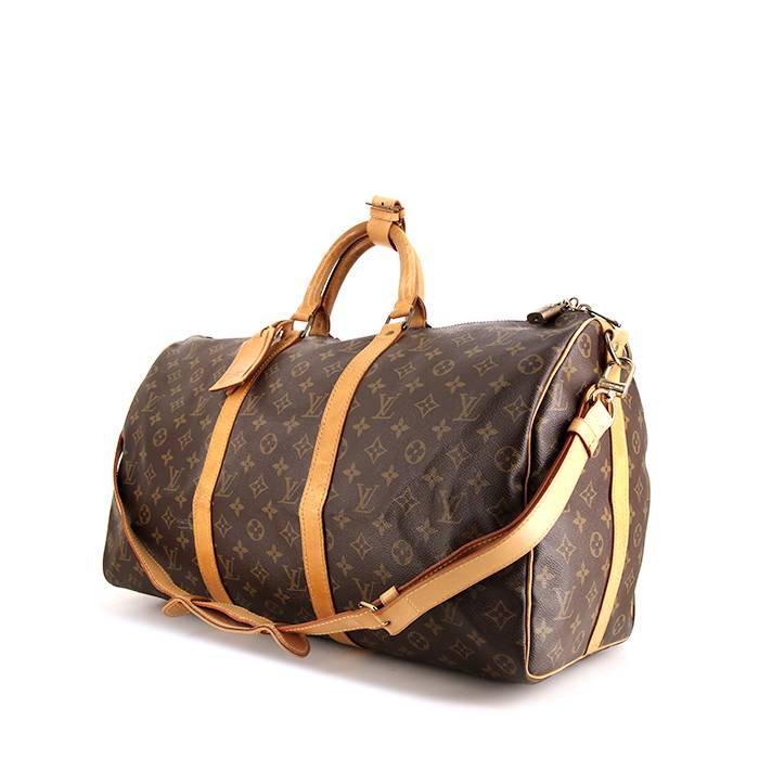 Louis Vuitton Keepall 50 Monogram Canvas Bandouliere Travel Bag LV0829N0001  For Sale at 1stDibs  louis vuitton keepall 60 price lv travel bag keepall  50 bandoulière