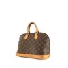 Louis Vuitton Alma small model handbag in brown monogram canvas and natural leather - 00pp thumbnail