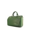 Bolso de mano Louis Vuitton Speedy 30 en cuero Epi verde - 00pp thumbnail