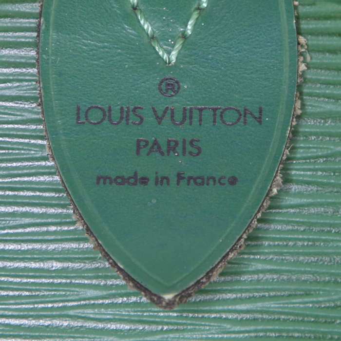 Borsa Louis Vuitton Speedy 30 in pelle Epi verde - Detail D2