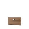 Hermès Kelly wallet wallet in etoupe epsom leather - 00pp thumbnail