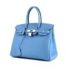 Hermes Birkin 30 cm handbag in Bleu Paradis epsom leather - 00pp thumbnail