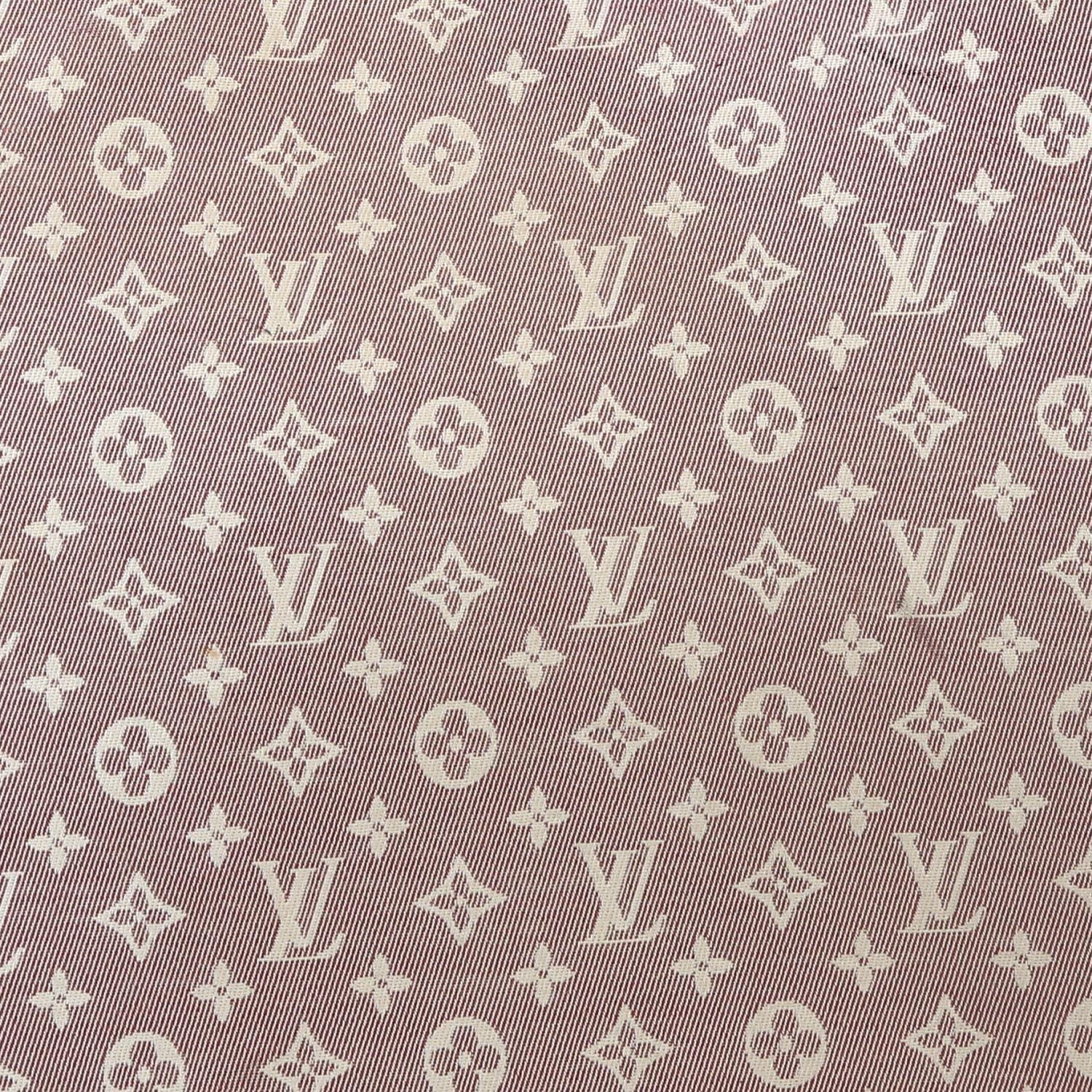 Shopping bag Louis Vuitton Neverfull modello medio in tessuto a monogramma Idylle undefined e pelle bordeaux - Detail D1