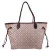 Shopping bag Louis Vuitton Neverfull modello medio in tessuto a monogramma Idylle undefined e pelle bordeaux - Detail D2 thumbnail