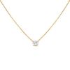Vintage necklace in yellow gold and diamond - 00pp thumbnail