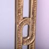 Angelo Brotto, gilt bronze mirror, signed, 1970s - Detail D1 thumbnail
