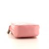 Borsa a tracolla Gucci GG Marmont mini in pelle trapuntata rosa - Detail D4 thumbnail