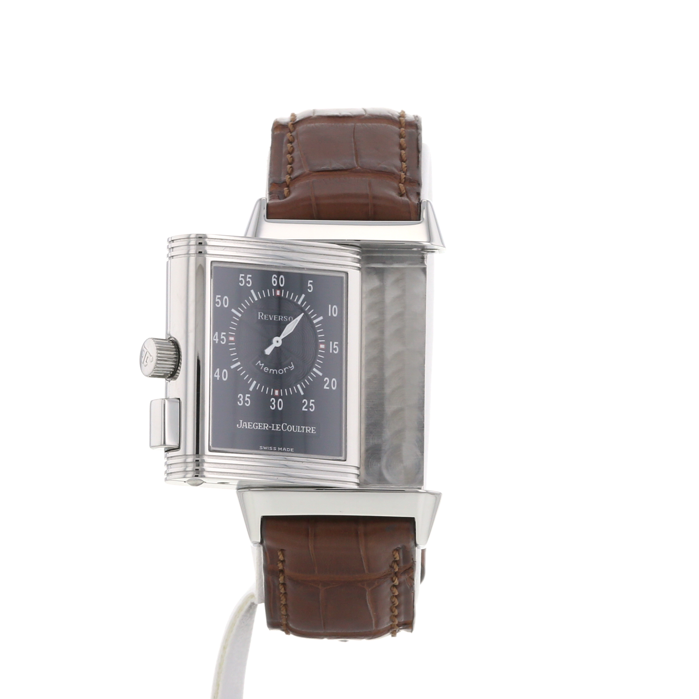 Montre Jaeger-LeCoultre Reverso Memory en acier Ref :  255882 Vers  2000 - Detail D1