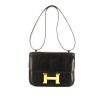 Hermes Constance handbag in black lizzard - 360 thumbnail