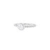 Boucheron Serpent Bohème solitaire ring in white gold and diamond (0,20 carat) - 00pp thumbnail