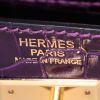 Bolso de mano Hermes Kelly 32 cm en cocodrilo porosus violeta Amethyst - Detail D4 thumbnail