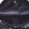 Chanel East West bag worn on the shoulder or carried in the hand in black quilted canvas - Detail D2 thumbnail