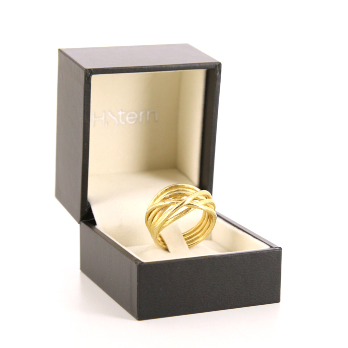 H. Stern Zephyr large model ring in yellow gold - Detail D2
