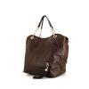 Louis Vuitton shopping bag in brown monogram leather - 00pp thumbnail