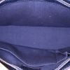 Louis Vuitton Alltson shoulder bag in grey blue empreinte monogram leather - Detail D2 thumbnail