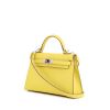 Bolso de mano Hermès Kelly 20 cm en cuero epsom amarillo - 00pp thumbnail