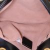 Borsa a tracolla Gucci GG Marmont mini in pelle trapuntata nera con decori geometrici - Detail D3 thumbnail