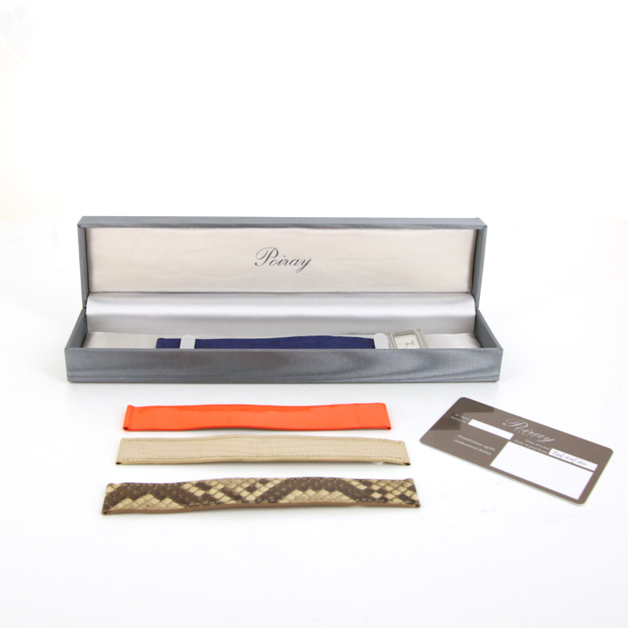 Reloj Poiray Ma Première de acero y diamantes Circa  2010 - Detail D2