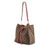 Louis Vuitton petit Noé shoulder bag in monogram canvas and red leather - 00pp thumbnail