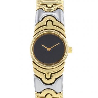 Montre Bulgari Parentesi en acier Ref :  BJ01 Vers  1990