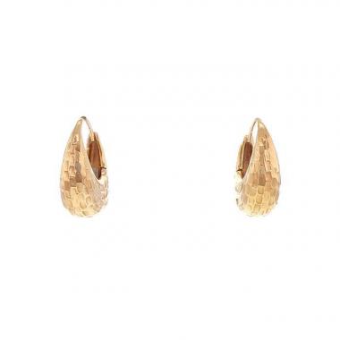 Pomellato Duna small hoop earrings in pink gold