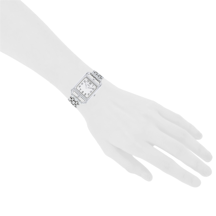 Hermes Cape Cod watch in stainless steel Ref:  CC1.210 Circa  2000 - Detail D1