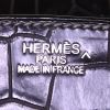 Bolso de mano Hermes Birkin 35 cm en cocodrilo porosus gris Graphite - Detail D3 thumbnail