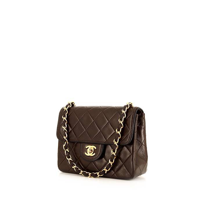 Chanel Lambskin Quilted Mini Square Flap black Bag – Debsluxurycloset