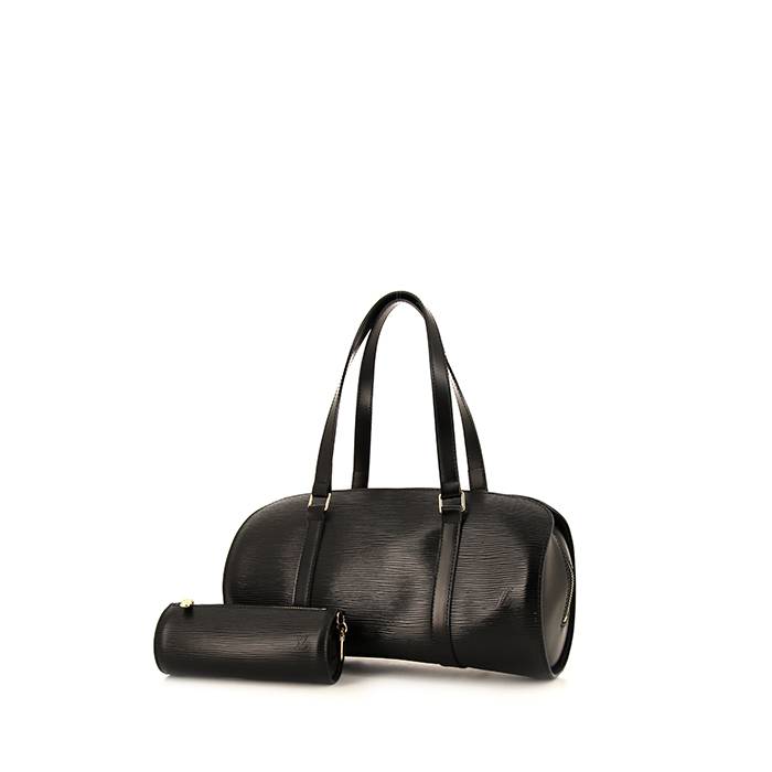 Louis Vuitton Soufflot Leather Handbag In Brown