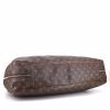 Bolsa de viaje Louis Vuitton Alize en lona Monogram revestida marrón y cuero natural - Detail D4 thumbnail