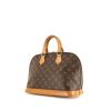 Louis Vuitton Alma handbag in brown monogram canvas and natural leather - 00pp thumbnail