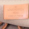 Bolso de mano Louis Vuitton Deauville en lona Monogram marrón y cuero natural - Detail D3 thumbnail