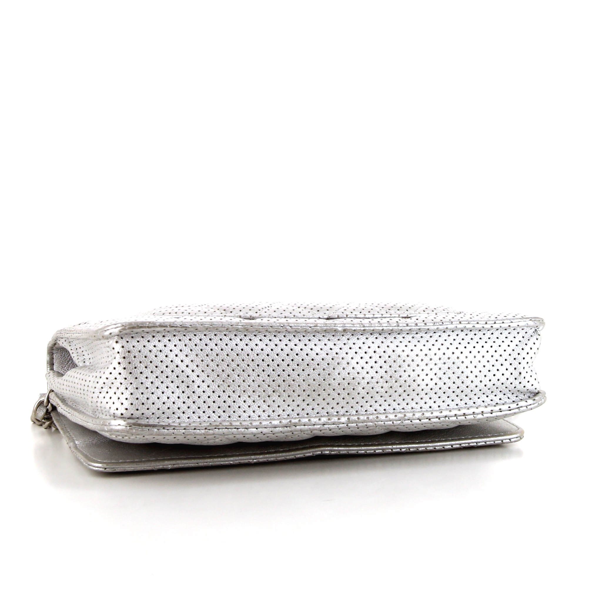 Wallet shoulder bag／ミニポーチ付／silver Chanel Wallet on Chain Shoulder bag 373722 | Collector Square
