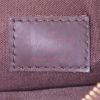Bolso bandolera Louis Vuitton en lona a cuadros revestida ébano y cuero marrón - Detail D3 thumbnail